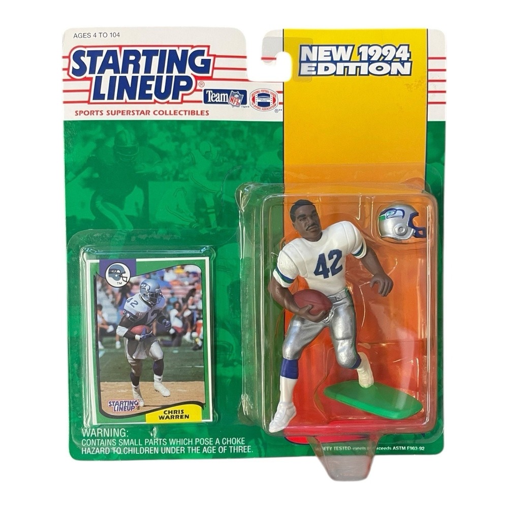 Chris Warren Starting Lineup 1994 Edition Figure Seattle‎ Seahawks